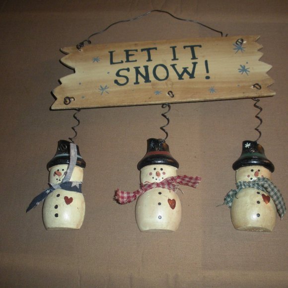 Let It Snow Sign - Picture 2 of 4